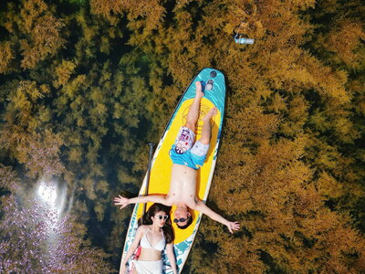 Tour khám phá cánh đồng rong mơ Chèo Súp + Chụp Fly Cam