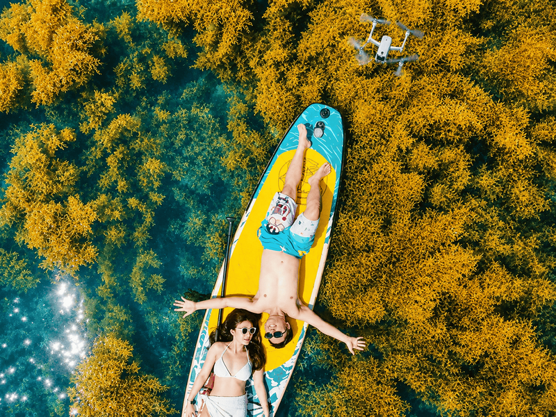 Tour khám phá cánh đồng rong mơ Chèo Súp + Chụp Fly Cam