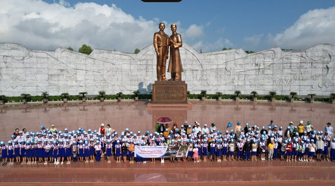 TOUR TRẢI NGHIÊMJ CÙNG TRƯỜNG TIỀU HỌC CÁT THÀNH - H. PHÙ CÁT